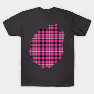 Hot Pink Plaid Adirondack Park T-Shirt